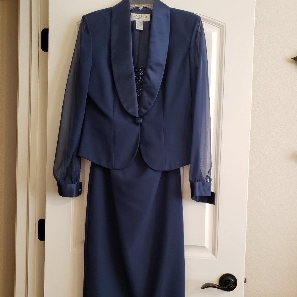Vintage JR Nites by Caliendo  Suit Jacket w/ Skirt